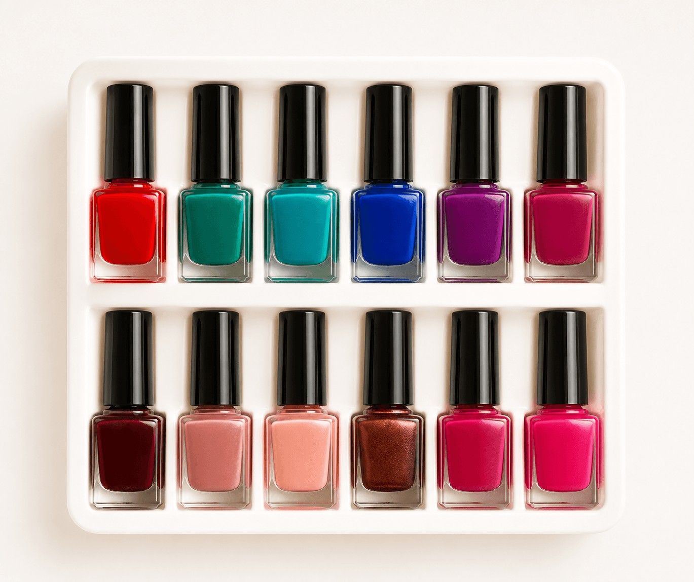 Premium polish color selection