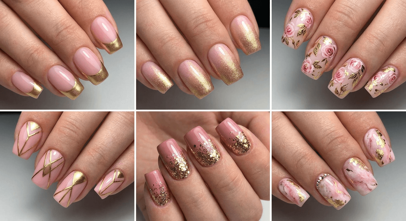 Creative hand-painted nail art